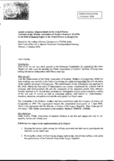 Statement on the activities of the association