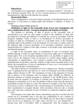 Statement on the "Realization of right on the reasonable terms of pre-court investigation and court consideration of cases - European standards and situation in Ukraine"