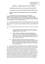 Written contribution "UN Working Group on Arbitrary Detention Opinion in U.S. Secret Black Sites Case"