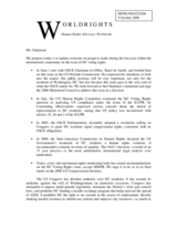 Statement on the issue of DC voting rights