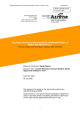 "Political Participation and Media Representation of Roma and Sinti in Italy" the case studies (CPRSI)
