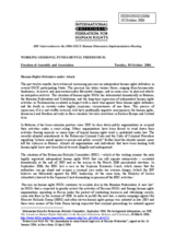 Statement on freedom of assembly and association