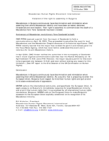 Statement on "Violation of the right to assembly in Bulgaria"