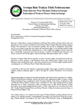 Statement on "violation of organizational rights"