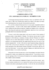 Statement on attacks for Jehova Witnesses in France