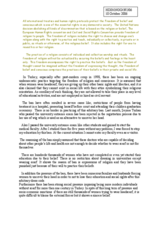 Statement on the "Scarf Ban ongoing in Turkey"