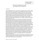 Statement on the situation of Macedonian minority in Greece