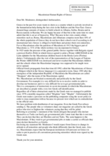 Statement on national minorities in Greece