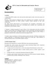 Written recommendations