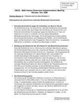 Statement of the autochtonous national minorities in Germany (de)