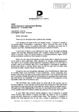 Statement on refugee and IDPs