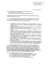 Written contribution "Petition to authorities of Kosovo from the participants in the Workshop in Durres"
