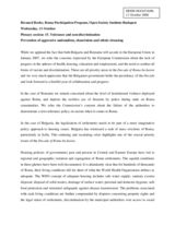 Statement on prevention of aggressive nationalism, chauvinism and ethnic cleansing