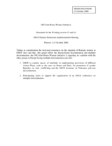 Written recommendations