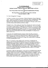 Remarks of Barry F. Lowenkron, Assistant Secretary of State for Democracy, Human Rights and Labor