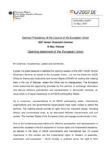 EU Opening Statement