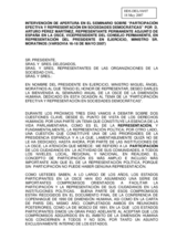 Opening statement by Mr. Arturo Perez Martinez, Representative of the Spanish OSCE Chairmanship-in-Office