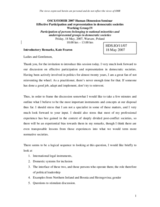 Introductory statement by Ms. Kate Fearon