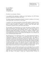 Keynote Speech by Dr. Aaron Rhodes