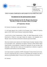 EU Opening Statement