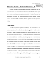Statement on Minority Rights