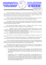 Statement on internally displaced persons