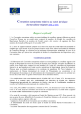 European Convention on the Legal Status of Migrant Workers - Explanatory Note (fr)