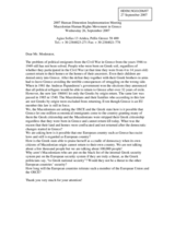 Statement on refugees and displaced persons in Greece