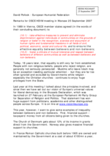 Statement by Mr. David Pollock