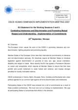 European Union statement