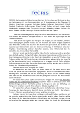 Background information about FECRIS (de)