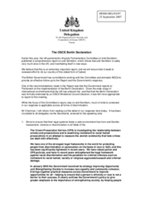 Written contribution "The OSCE Berlin Declaration"