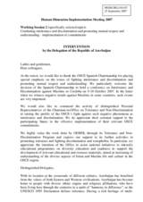 Statement on tolerance