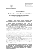 Statement in addition to the EU intervention - few remarks on national basis