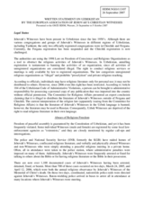 Written statement on Uzbekistan