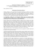 Written statement on Armenia