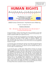 Written contribution on "EU-Ukraine: Visa facilitation for Ukrainians? A long-standing hoax"