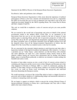 Statement on the Roma participation