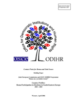 Briefing Paper "Joint European Commission and OSCE ODIHR Programme: Roma, use your ballot wisely!. Country profiles: Roma Participation in Elections in South Eastern Europe 2003-2005
