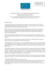 Statement on Roma and Sinti by Ms. Miranda Vuolasranta