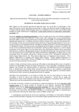 Statement on Roma and Sinti