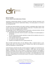 Statement by Mr. Michael Meyer-Resende, Co-ordinator