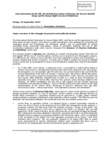 Statement on prevention of torture