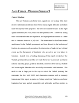 Written contribution on anti-terrorism