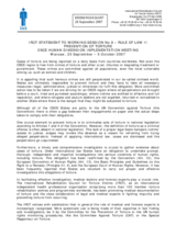 Statement on prevention of torture