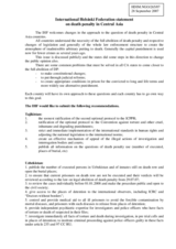 Statement on the death penalty in Central Asia