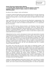 Introductory statement by Ms. Monica Gutierrez Arques, Adviser on Gender Issues