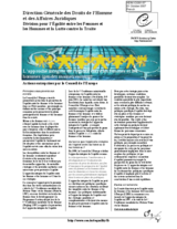 Information on "Gender mainstreaming - action undertaken by the CoE" (fr)