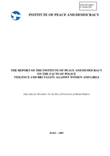 The Report on the "Facts of Police Violence and Brutality against Women and Girls"