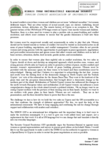 Statement on the UNSCR 1325